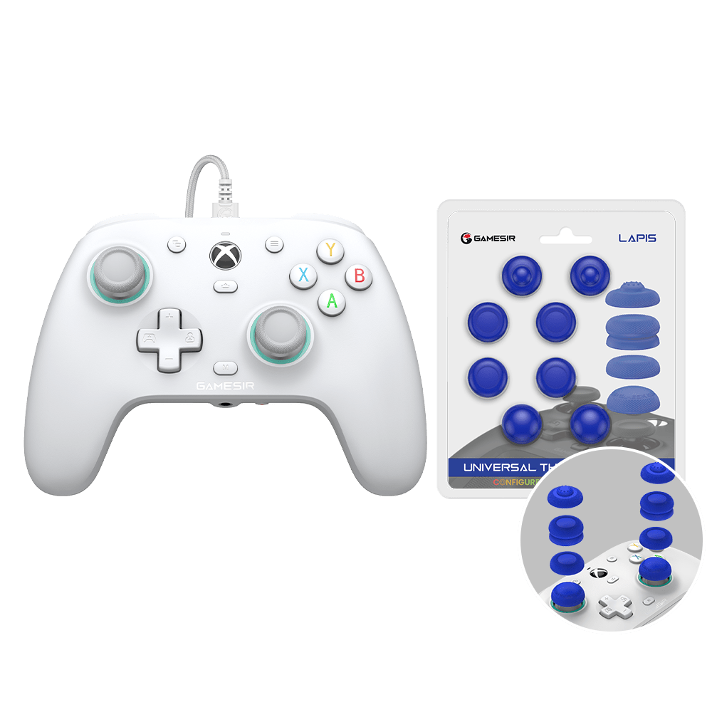GameSir G7 SE Controller with Interchangeable Joystick Caps - Xbox/PC Gaming Bundle - GameSir