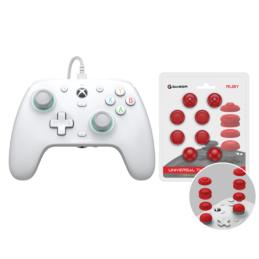 GameSir G7 SE Controller with Interchangeable Joystick Caps - Xbox/PC Gaming Bundle - GameSir