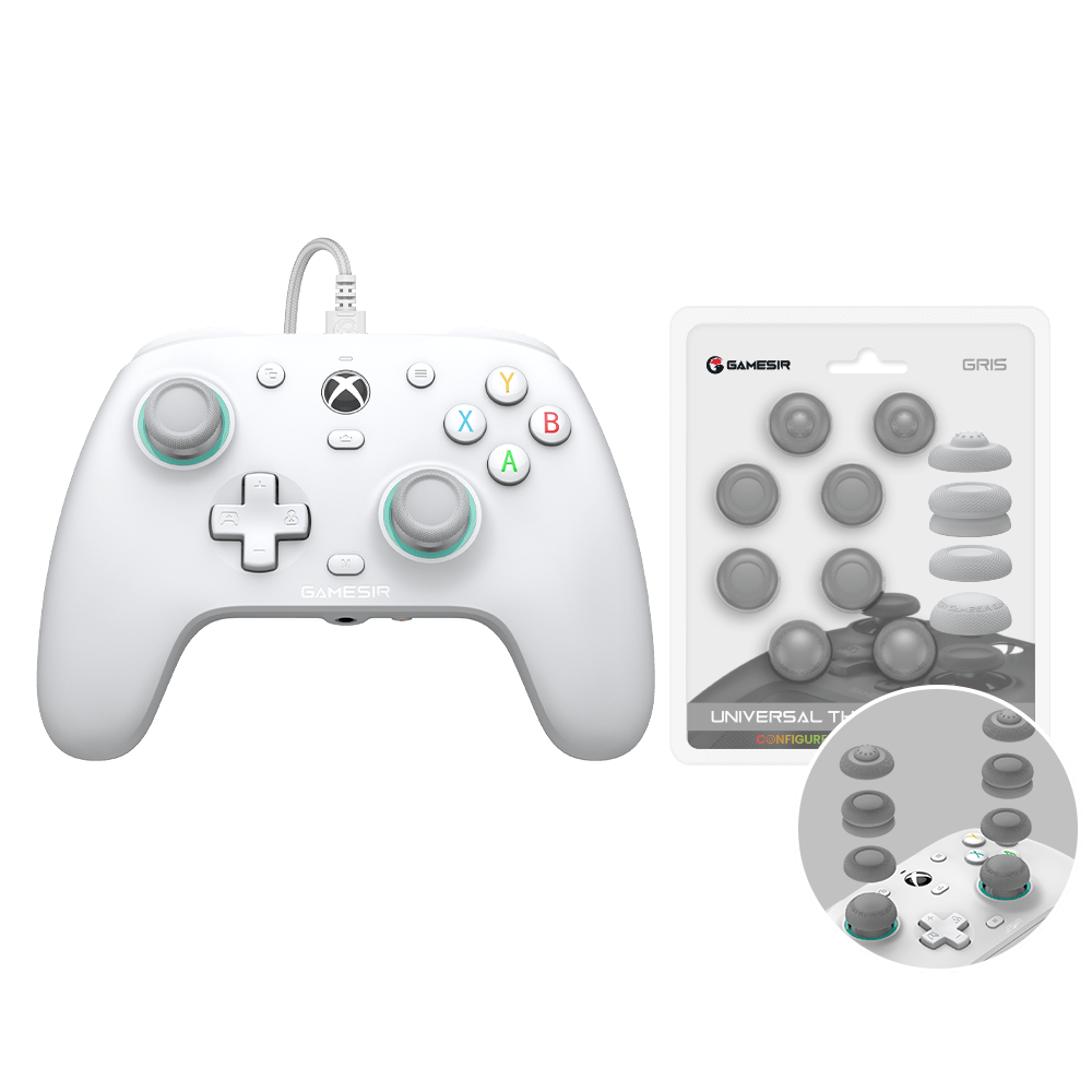 GameSir G7 SE Controller with Interchangeable Joystick Caps - Xbox/PC Gaming Bundle - GameSir