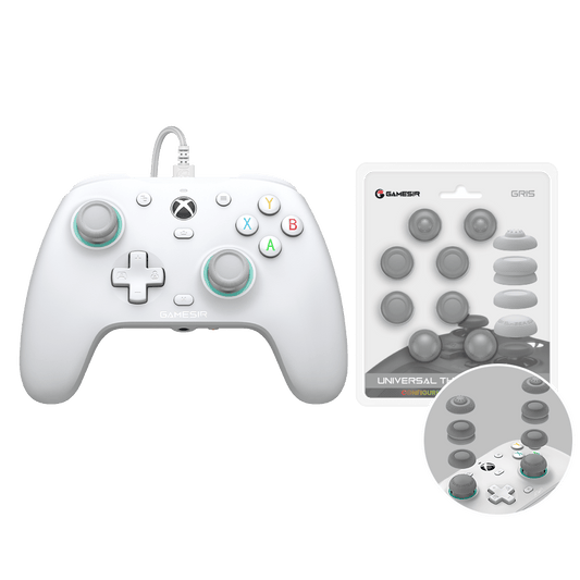 GameSir G7 SE Controller with Interchangeable Joystick Caps - Xbox/PC Gaming Bundle - GameSir