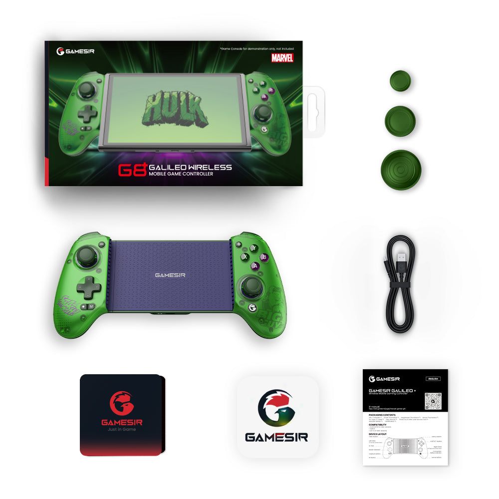 GameSir G8 Plus Hulk Edition Bluetooth Mobile Gaming Controller - GameSir