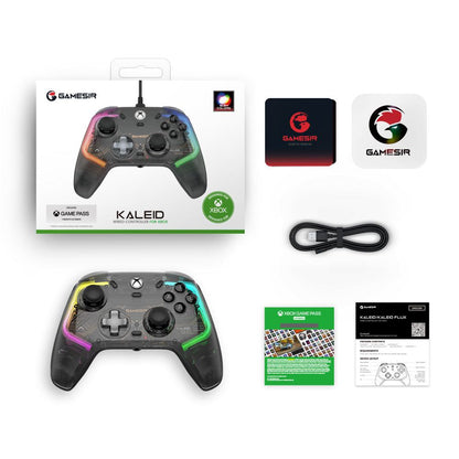 GameSir Kaleid Wired Transparent RGB Gaming Controller for Xbox - GameSir
