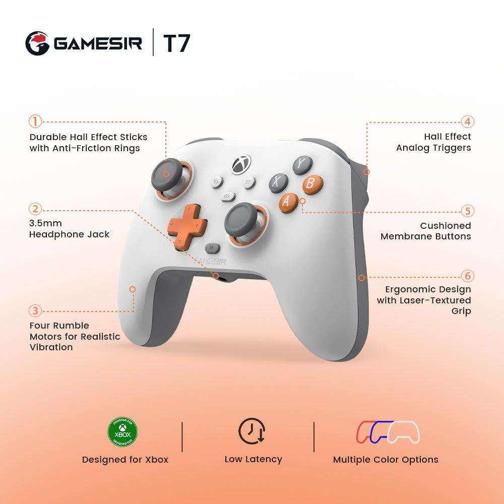 GameSir T7 Xbox Wired Controller - White - GameSir