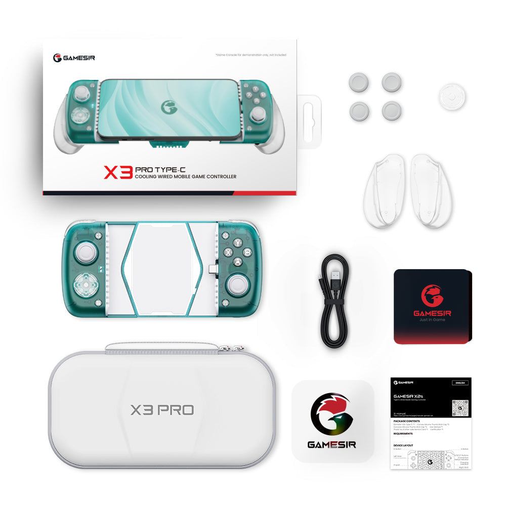 GameSir X3 Pro Stretchable Mobile Gamepad With Integrated Cooler - GameSir